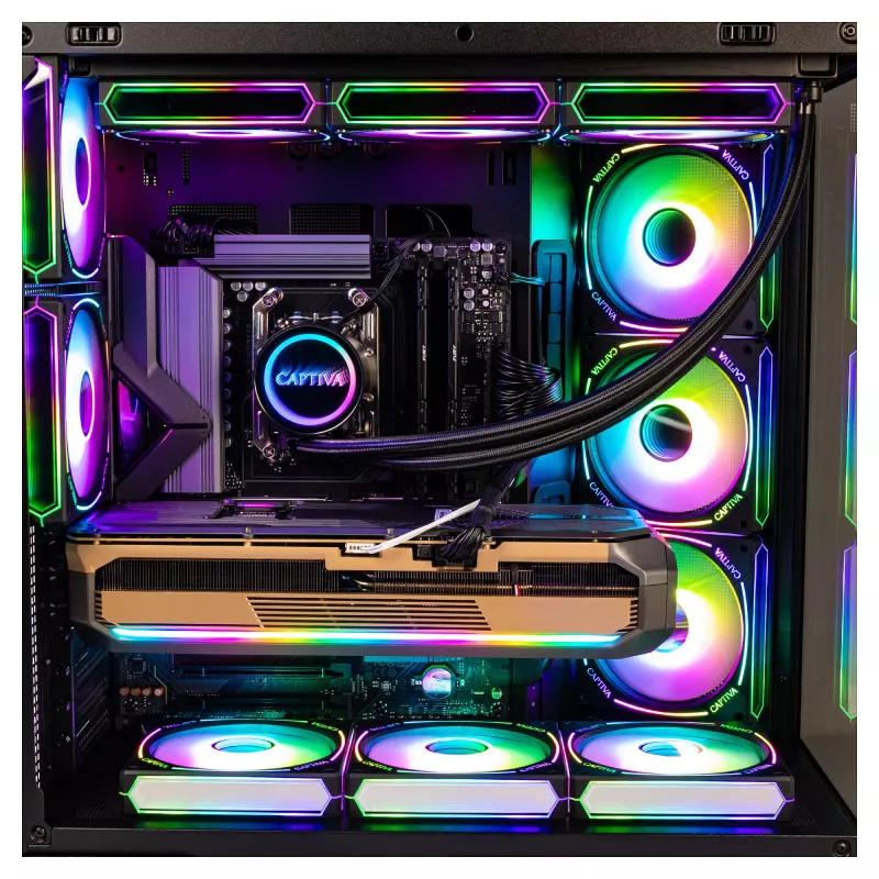 CAPTIVA R89-083 PC Gaming High-End Ryzen 7 9800X3D 32GB DDR5 2TB NVMe SSD RTX 5080 Windows 11