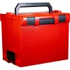 FISCHER L-BOXX FLB 374 caixa de ferramentas vazia, vermelho/preto