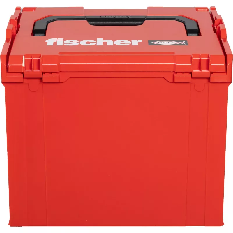 FISCHER L-BOXX FLB 374 caixa de ferramentas vazia, vermelho/preto