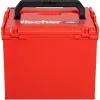 FISCHER L-BOXX FLB 374 caixa de ferramentas vazia, vermelho/preto