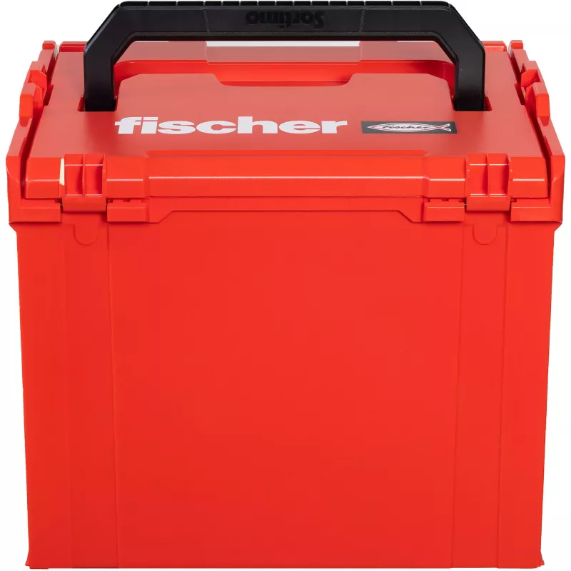 FISCHER L-BOXX FLB 374 caixa de ferramentas vazia, vermelho/preto