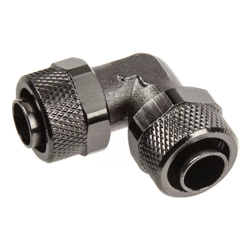 Adaptador 90° 13/10mm para 13/10mm - Níquel Preto