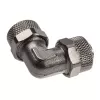 Adaptador 90° 13/10mm para 13/10mm - Níquel Preto