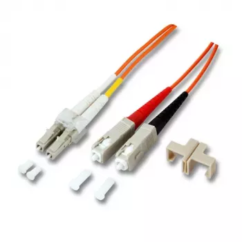 EFB-Elektronik ECOFIBER Jumper Duplex LC-SC 50/125 µm OM2 LSZH Laranja 2,0 mm 3 m