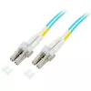 EFB-Elektronik ECOFIBER Jumper Duplex LC-LC 50/125µm OM3 LSZH Aqua 2,0mm 2m