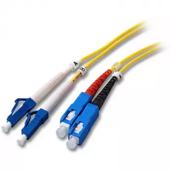 EFB Elektronik Jumper Duplex LC-SC 9/125µm OS2 LSZH Amarelo 2,0mm 10m