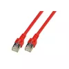 EFB Elektronik Cabo de Patch RJ45 Cat.5e SF/UTP PVC CCA Vermelho 15m