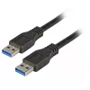 EFB Elektronik cabo USB 3.0 Premium, USB-A macho para USB-A macho, 3 m, preto