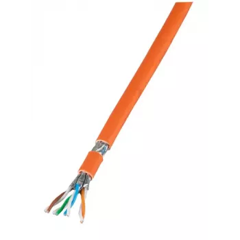 Cabo INFRALAN EFB Elektronik Cat.7 1000 AWG23 S/FTP 4P CPR Eca laranja 250m