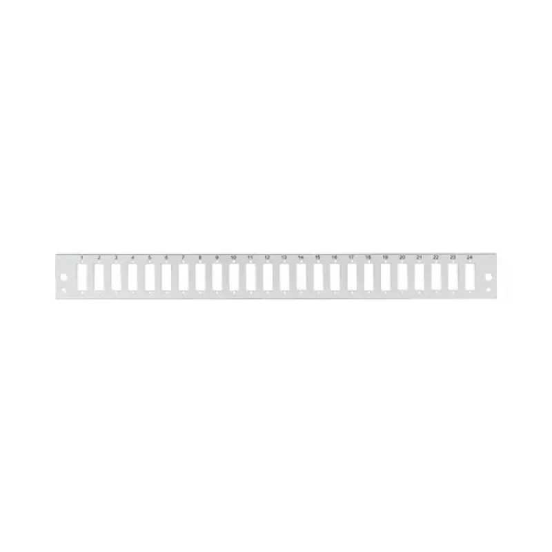 Painel frontal EFB Elektronik 24 x SC duplex/LC quad vertical, cinzento