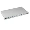 Caixa de fusão LC EFB Elektronik B71921L48 OS2 48 pigtails 24 adaptadores 1U 19 polegadas rack deslizante