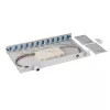 Caixa de fusão LC EFB Elektronik 9/125 OS2 extraível 48 pigtails offset/24 adaptadores