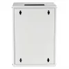 Armário de parede EFB 10 polegadas 9U 300mm profundidade cinzento claro (RAL 7035) com porta de vidro de segurança