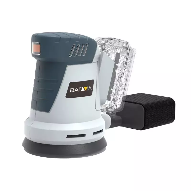 Lixadeira excêntrica a bateria Batavia 18V 125 mm (ferramenta sem bateria)