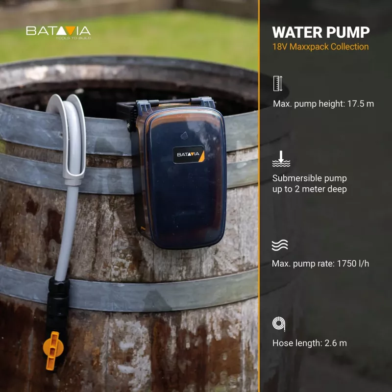 Batavia bomba de água 18V, sem bateria e carregador
