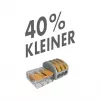 Conector de emenda compacto WAGO 221-412 2 condutores, 0,2-4 mm², 100 unid.