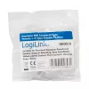 Acoplador em linha Keystone LogiLink fêmea F para fêmea F 75 Ohm branco