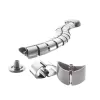 LogiLink KAB0064 organizador de cabos vertical flexível, metal, 72 cm, prateado
