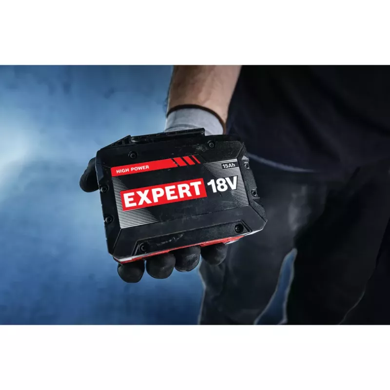 BOSCH EXPERT Starter Set 18V, 2x EXBA 18V-150 + carregador EXAL18V-160 (preto, 2x bateria de iões de lítio 15Ah, AMPShare Alliance)