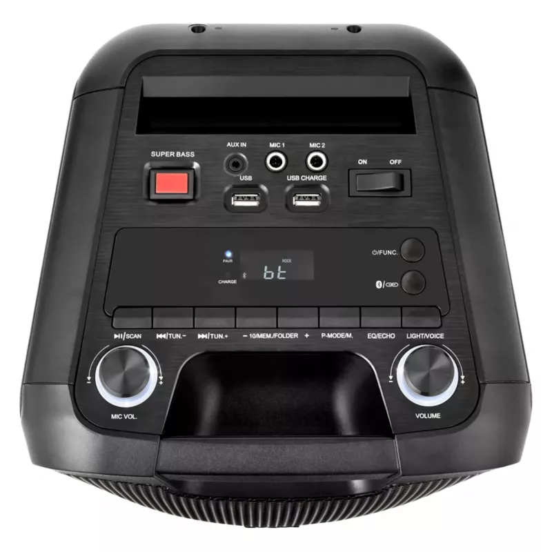MEDION PE-1 Pure coluna de festa 50078744, Bluetooth 5, bateria até 15 h, preta