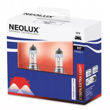 Neolux H7 Extra Light pack de 2 lâmpada de halogéneo 12V 55W