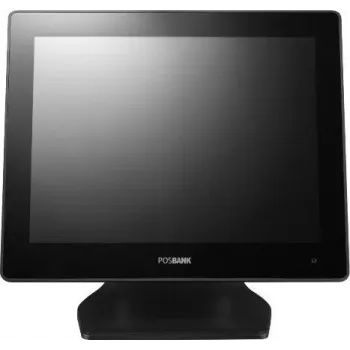 POSBANK POSMO III-15 monitor tátil capacitivo projetado 15 polegadas 4:3 com hub USB, VGA, 38,1 cm