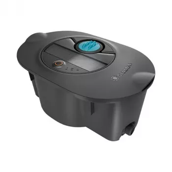 Gardena Pipeline AquaPrecise sistema de rega conjunto completo, cinzento/turquesa