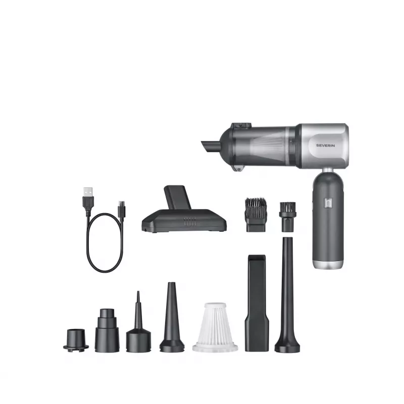 Severin HV 7135 S'Power Vac & Blow aspirador de mão sem fios, antracite