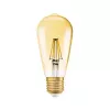 OSRAM lâmpada LED 6,5W 725lm 2400K E27 regulável filamento dourado