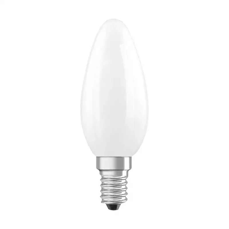 Osram LED CLB40 DIM 3,4W 827 FIL FR E14 P lâmpada vela LED regulável fosca