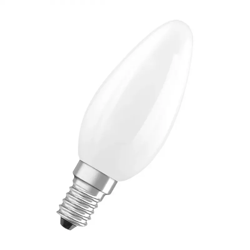 Osram LED CLB40 DIM 3,4W 827 FIL FR E14 P lâmpada vela LED regulável fosca