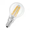 OSRAM CLP40 DIM 3.4W 827 FIL CL E14 P lâmpada LED em gota regulável transparente 2700K