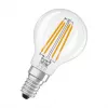 OSRAM CLP40 DIM 3.4W 827 FIL CL E14 P lâmpada LED em gota regulável transparente 2700K