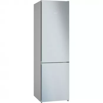 SIEMENS KG39N2LCF iQ300 combinado frigorífico-congelador, aspeto inox, 363 L capacidade útil total, NoFrost, VitaFresh, iluminação LED, classe energética C