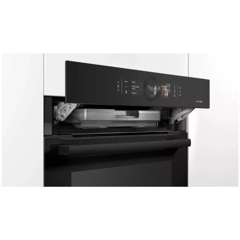 Bosch CSG856RC7 forno compacto de encastrar com função de vapor, 47L, Touch Control, Home Connect