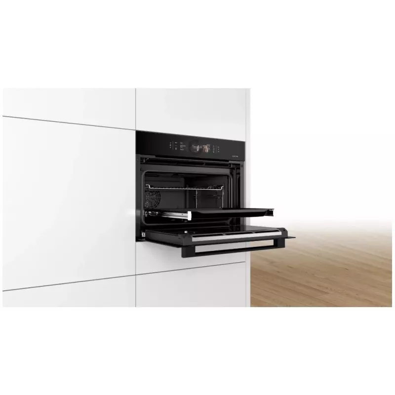 Bosch CSG856RC7 forno compacto de encastrar com função de vapor, 47L, Touch Control, Home Connect