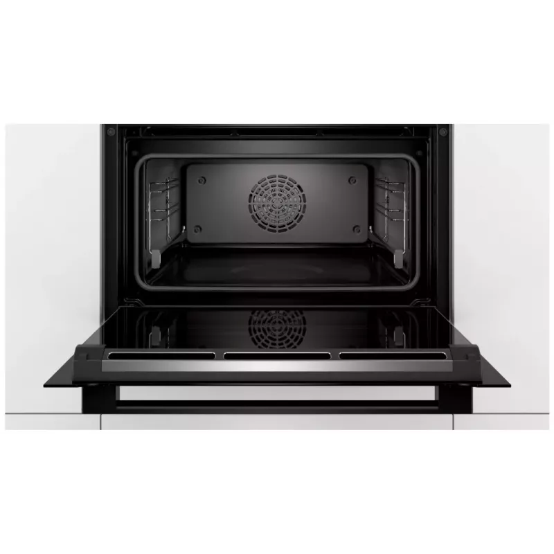 Bosch CSG856RC7 forno compacto de encastrar com função de vapor, 47L, Touch Control, Home Connect