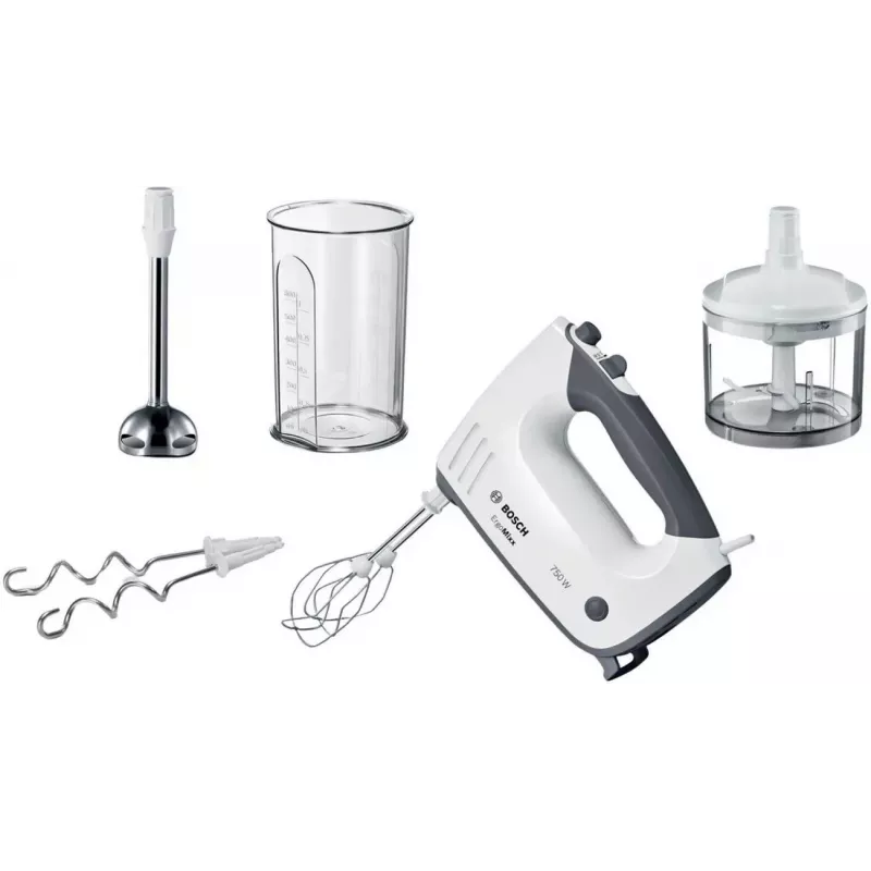 Bosch MFQ37480 ErgoMixx varinha mágica, 750 W, branco/cinzento