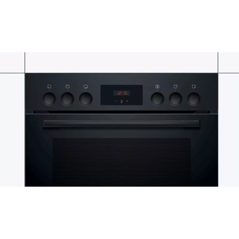 Bosch HND211LB2 conjunto de forno de encastrar e placa de indução preto (HEF113BB0 + NKN645GA2E)