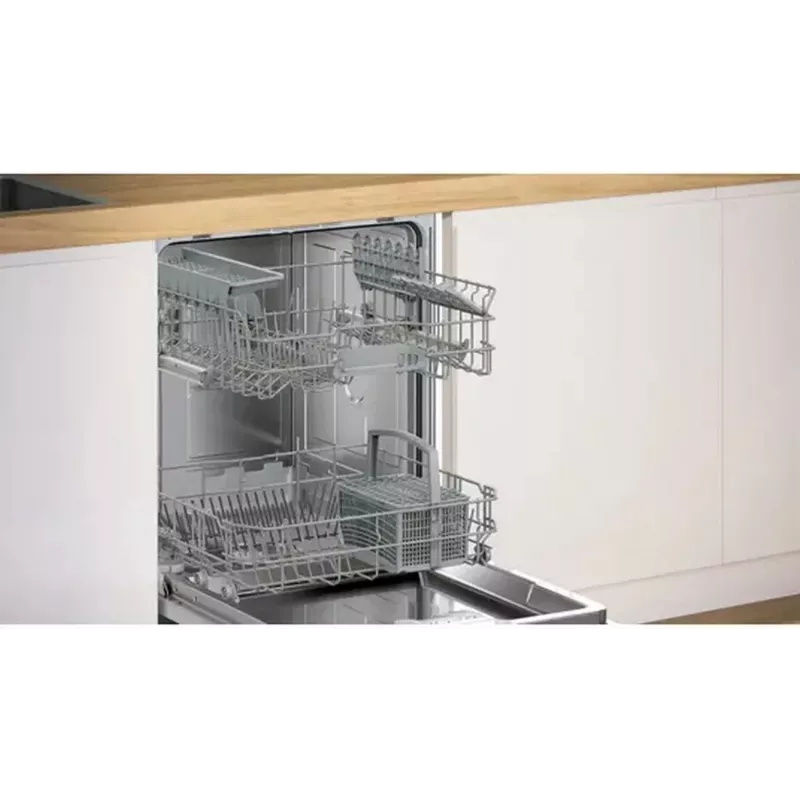 Bosch SMU4HTS74S máquina de lavar louça semi-integrada, 13 conjuntos de louça, classe energética C, 44 dB, branco