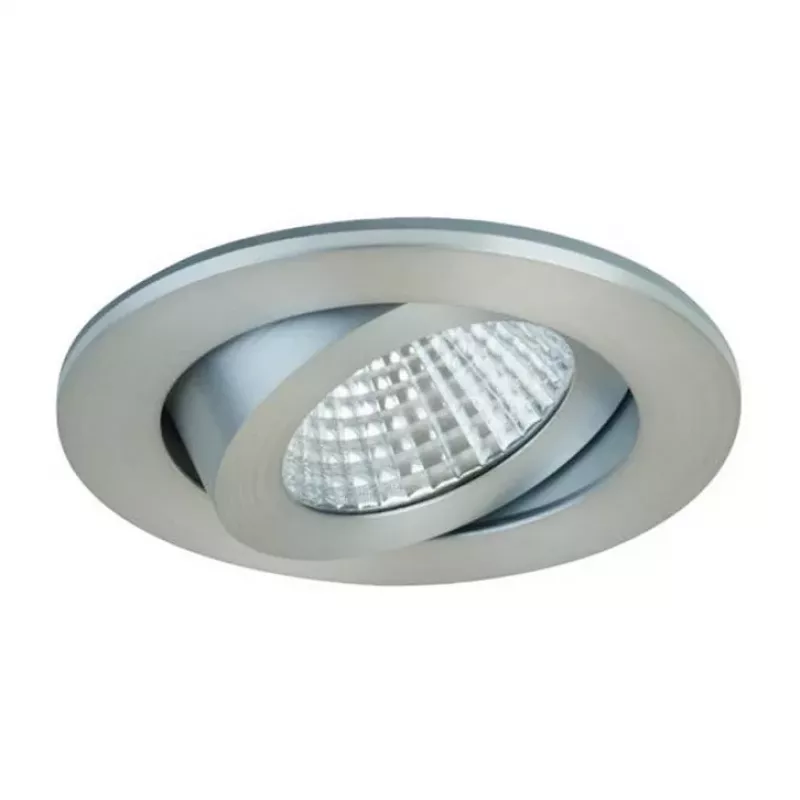 Brumberg 12353253 DAMITA projetor LED redondo de encastrar alumínio 3000K 6W 350mA IP65 orientável