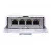 Ubiquiti NanoSwitch N-SW - Switch PoE Gigabit Exterior Não Gerido - 4 Portas