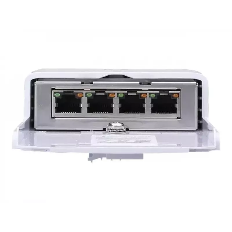 Ubiquiti NanoSwitch N-SW - Switch PoE Gigabit Exterior Não Gerido - 4 Portas