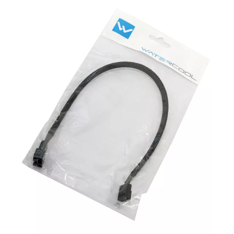 Watercool Cabo de Extensão PWM 4-Pin, Preto - 30cm