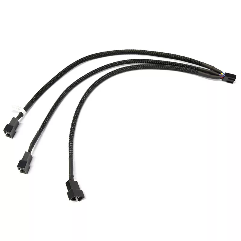 Watercool Y-Splitter 3-Fan PWM, Preto - 30cm