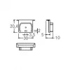 Brumberg 53066070 Conjunto de Terminais QUALITYFLEX Branco