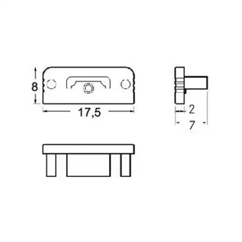 Brumberg 53038260 Conjunto de Terminais QUALITYFLEX Branco (RAL 9016)