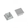 Brumberg 53039260 Conjunto de Terminais para Perfis LED QUALITYFLEX, Prata, Plástico
