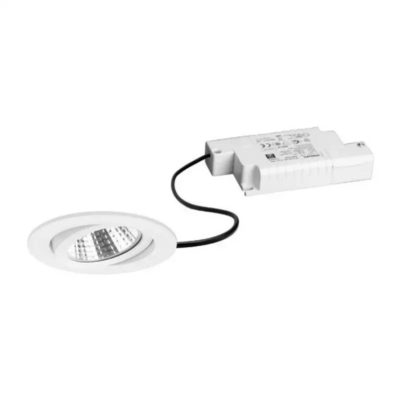 Brumberg 39363173 BB03 foco LED de encastrar redondo branco 6W 230V regulável por corte de fase orientável