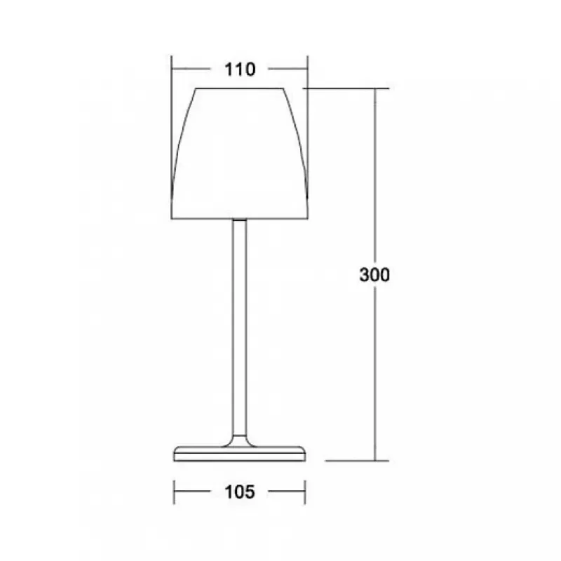 BRUMBERG Cameron Candeeiro de mesa solar 2,2W IP54 preto